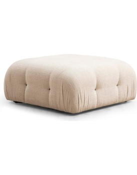 Taburet Bubble 95 cm bouclé krémový