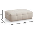 Taburet Cady 120 cm béžový