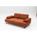 Dvoumístná pohovka Mustang 199 cm oranžová
