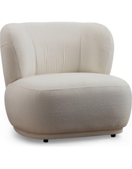 Designové křeslo Livorno bílé