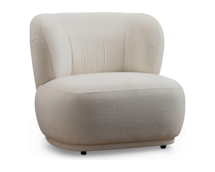Designové křeslo Livorno bílé