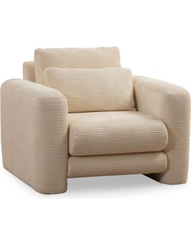 Designové křeslo Lily béžové