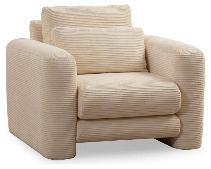 Designové křeslo Lily béžové