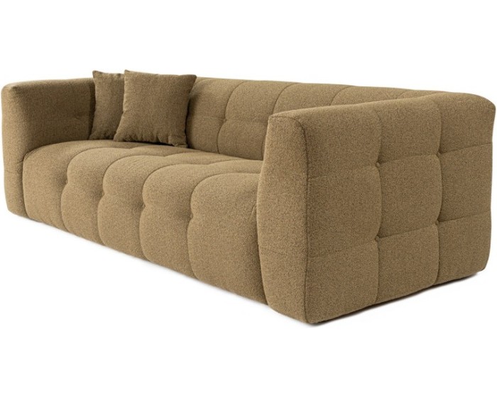 Třímístná pohovka Cady 235 cm khaki