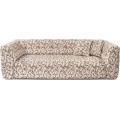 Třímístná pohovka Cady 235 cm béžová se vzorem