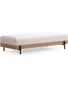 Taburet ETI 158 cm bílý/dub přírodní