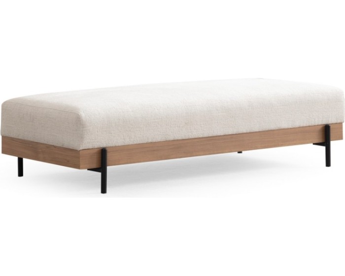 Taburet ETI 158 cm bílý/dub přírodní