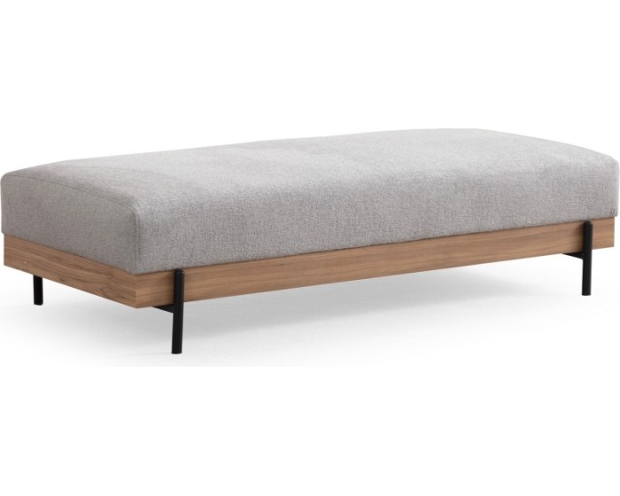 Taburet ETI 158 cm šedý/dub přírodní