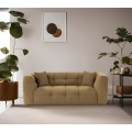 Dvoumístná pohovka Cady 195 cm khaki