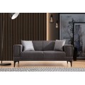 Dvoumístná pohovka Horizon 170 cm tmavě šedá