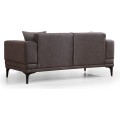 Dvoumístná pohovka Horizon 170 cm tmavě šedá