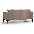 Dvoumístná pohovka Horizon 170 cm světle hnědá