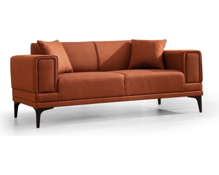 Dvoumístná pohovka Horizon 170 cm cihlová