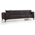 Třímístná rozkládací pohovka Horizon 230 cm tmavě šedá