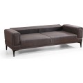 Třímístná rozkládací pohovka Horizon 230 cm tmavě šedá