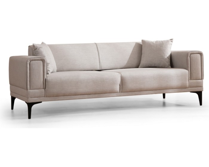 Třímístná rozkládací pohovka Horizon 230 cm ecru