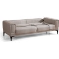 Třímístná rozkládací pohovka Horizon 230 cm ecru