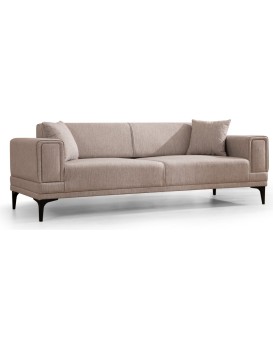 Třímístná rozkládací pohovka Horizon 230 cm světle hnědá