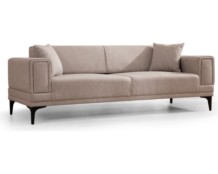 Třímístná rozkládací pohovka Horizon 230 cm světle hnědá