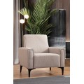 Křeslo Horizon světle hnědé