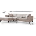 Rohová sedací souprava Horizon 250 cm ecru levá