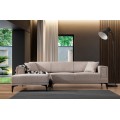 Rohová sedací souprava Horizon 250 cm světle hnědá levá