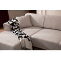Rohová sedací souprava Horizon 250 cm světle hnědá levá
