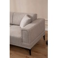 Rohová sedací souprava Horizon 250 cm světle hnědá levá