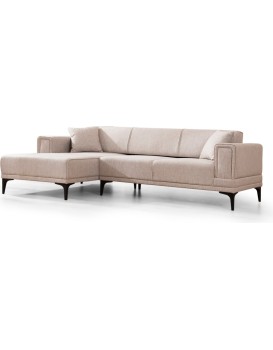 Rohová sedací souprava Horizon 250 cm světle hnědá levá