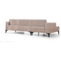 Rohová sedací souprava Horizon 250 cm světle hnědá levá