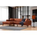 Rohová sedací souprava Horizon 250 cm cihlová levá