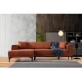 Rohová sedací souprava Horizon 250 cm cihlová levá