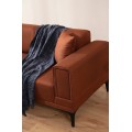 Rohová sedací souprava Horizon 250 cm cihlová levá