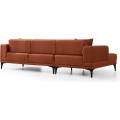 Rohová sedací souprava Horizon 250 cm cihlová levá