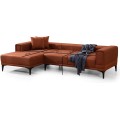 Rohová sedací souprava Horizon 250 cm cihlová levá
