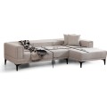 Rohová sedací souprava Horizon 250 cm ecru pravá