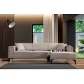 Rohová sedací souprava Horizon 250 cm světle hnědá pravá