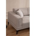 Rohová sedací souprava Horizon 250 cm světle hnědá pravá