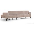 Rohová sedací souprava Horizon 250 cm světle hnědá pravá