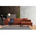 Rohová sedací souprava Horizon 250 cm cihlová pravá