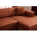 Rohová sedací souprava Horizon 250 cm cihlová pravá
