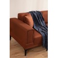 Rohová sedací souprava Horizon 250 cm cihlová pravá