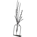Kovová dekorace Flowerpot III 44 cm černá