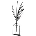 Kovová dekorace Flowerpot VIII 44 cm černá