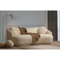 Třímístní pohovka Ancona 225 cm boucle krémová