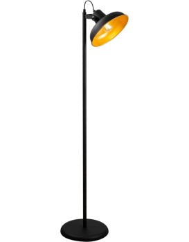 Stojací lampa Lik III 145 cm černá