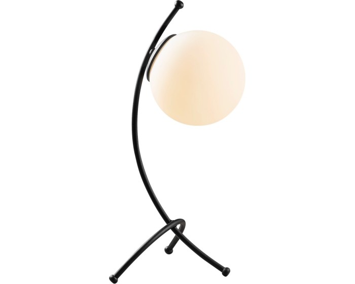 Stolní lampa Yay černá/bílá