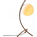 Stolní lampa Ayva bílá/měď