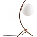 Stolní lampa Ayva bílá/měď