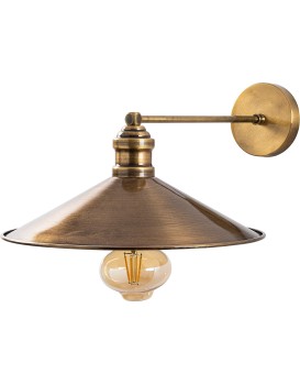 Nástěnná lampa Dodo vintage zlatá